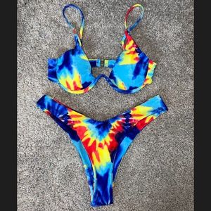Zaful Tie Dye Bikini